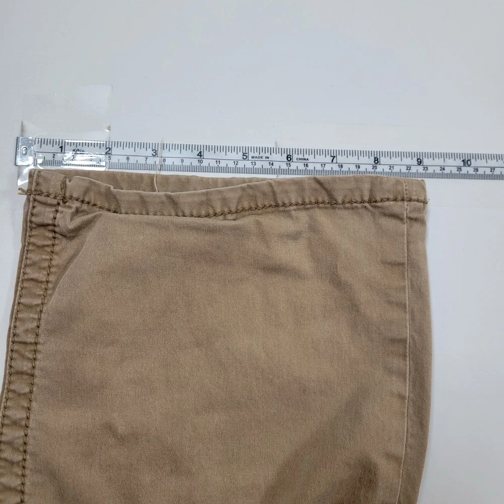 BKE Tyler Straight Pants Mens 34L Khaki Excellent‎ Casual Cotton Blend Stretch